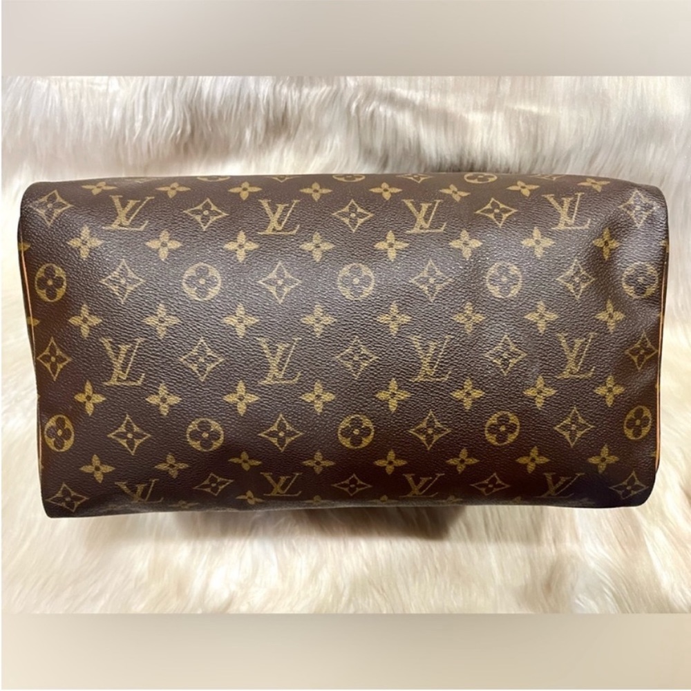 GREAT CONDITION! Authentic Louis Vuitton Speedy 35 Shoulder Bag Tote Handbag - Picture 10 of 14